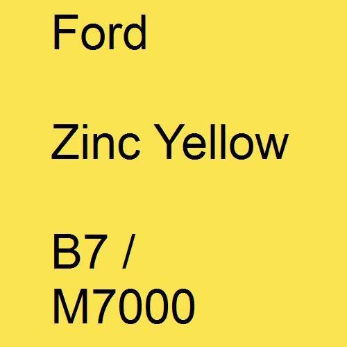 Ford, Zinc Yellow, B7 / M7000.